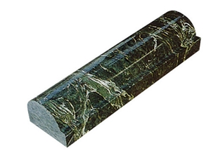 Olive Green Marble Border Lines /Indian Green Marble Moulding for Interior Building Decos