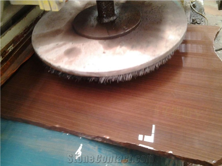 Polished China Red Wooden Vein Sandstone Tiles & Slabs/ Tiles for Wall Covering /Wall Cladding