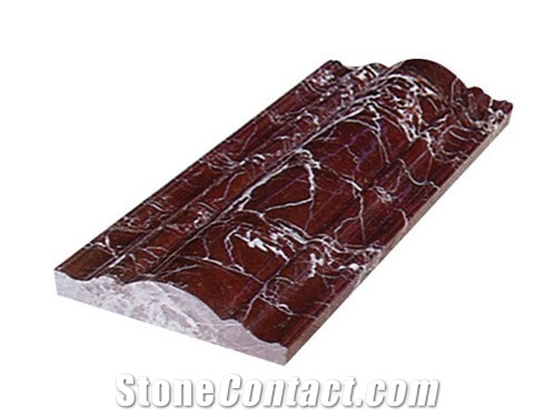 Rosso Levanto Marble Moulding / Rojo Levante Red Marble Border Lines Interior Stone