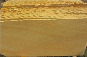 Sichuan Yellow Sandstone /Wooden Yellow Sandstone Tiles