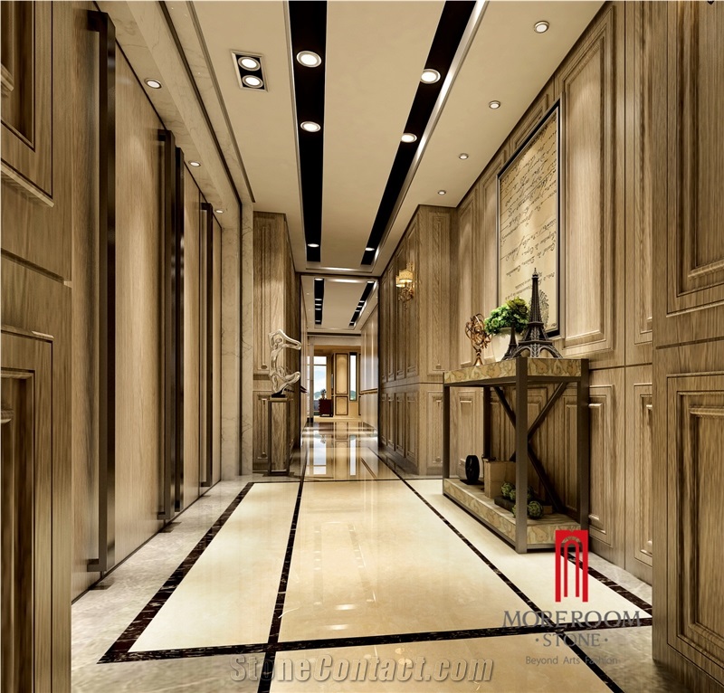 Auman Beige Marble Tile Orient Ceramic Floor Tile Ceramic Tile Made in China