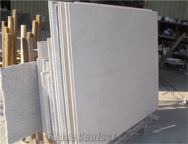 Carrara White Marble Composite with Aluminium Honeycomb Stone Panel