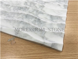 Cross Pattern Marble Slab Full Marble 18mm Thickness
