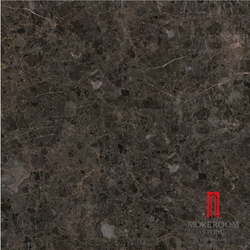 Grey and Black Marble 60x60cm Size Natural Marble for Flooring Night Sky Broken Marble Tile & Slab