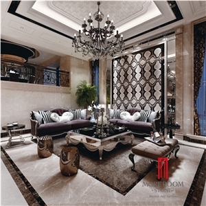 Messi Grey Marble Ceramic Wall Tile, Porcelain Floor Tiles for Home Decoration