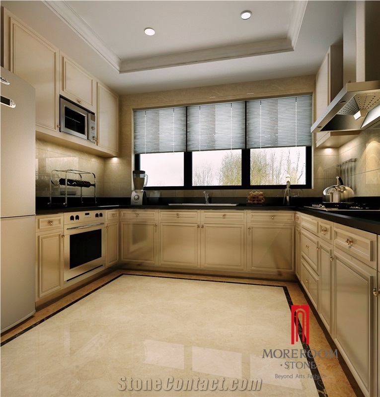 Nuva Beige Marble Imitation Ceramic Tiles for Floor and Wall Decoration