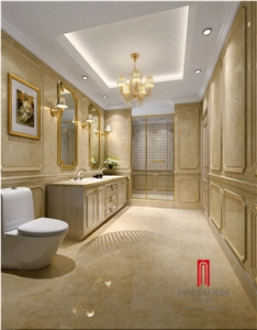 Shayan Beige Foshan Glossy Copy Marble Polished Floor Porcelain Tile