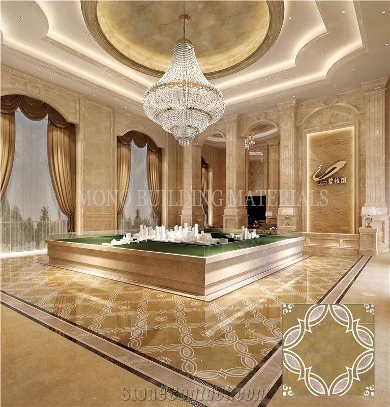 Spain Gold Marble Pattern Floor Ceramic Tile,Spain Beige Marble Tile