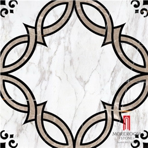 White Marble Grey Marble Showroom Design Ceramic Tile
