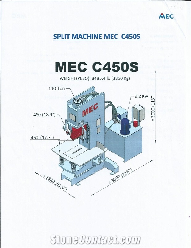 Mec C450 Splitter