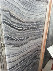 Black Tree Marble Slabs & Tiles, Chinese Grey Marble, Gray Polished Marble Floor Covering Tiles, Wall Tiles