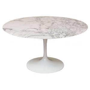 Carrara White Marble Round Tabletops