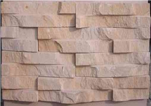 China Pink Slate Natural Surface Cultured Stone, Wall Cladding