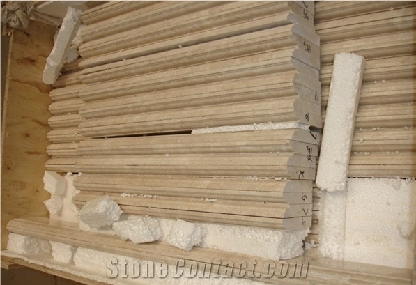 Golden Vein Wood Chinese Marble Skirting, Skirting Boards, Baseboard