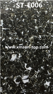 Black and White Vein Artificial Quartz Stone Slab/Multicolor Artificial Quartz Slab&Tile/Engineered Stone Slab/Floor & Wall Tile/Wall Covering/Floor Covering/Polished Surface/Silestone