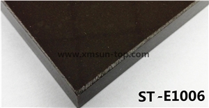 Black Artificial Quartz Stone Slab&Tile/Engineered Stone Slab/Floor & Wall Tile/Wall Covering/Floor Covering/Polished Surface