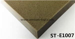 Brown Artificial Quartz Stone Slab&Tile/Engineered Stone Slab/Floor & Wall Tile/Wall Covering/Floor Covering/Polished Surface