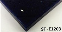 Dark Blue Artificial Quartz Stone Slab/Simple Color Engineered Quartz Stone/Floor & Wall Tile/Wall Covering/Floor Covering/Polished Surface