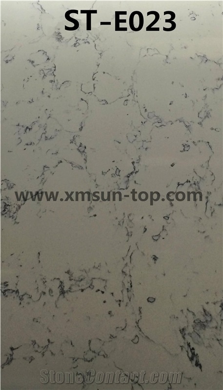 Engineered Grey Quartz Stone/Floor & Wall Tile/Wall Covering/Floor Covering/Polished Surface/Silestone