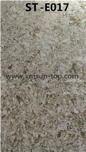 Grey Artificial Quartz Stone Slab/Brown Vein Artificial Quartz Slab&Tile/Engineered Stone Slab/Floor & Wall Tile/Wall Covering/Floor Covering/Polished Surface/Silestone