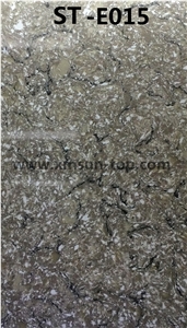 Grey Artificial Quartz Stone Slab with Black Vein/Multicolor Artificial Quartz Slab&Tile/Engineered Stone Slab/Floor & Wall Tile/Wall Covering/Floor Covering/Polished Surface/Silestone