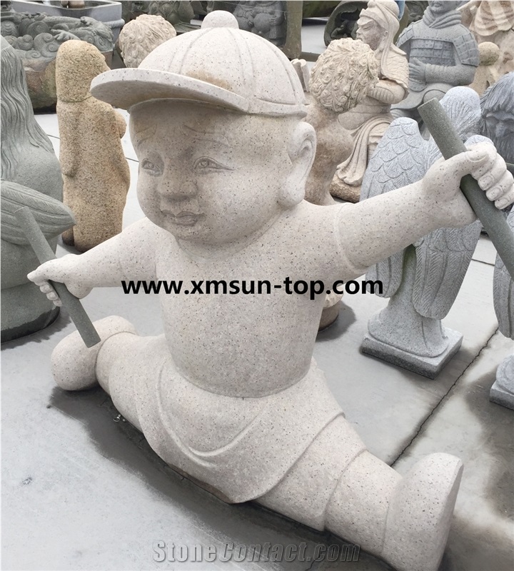Human Sculpture/Stone Carve/ Granite Carve/ Stone Engraving/Granite Statues/Boy Stone Statues