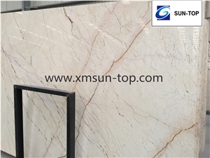 Ivory Gold Marble Slab/Marble Big Slabs & Tiles & Gangsaw Slabs & Strips(Small Slabs) & Customized