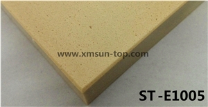 Light Yellow Artificial Quartz Stone Slab&Tile/Engineered Stone Slab/Floor & Wall Tile/Wall Covering/Floor Covering/Polished Surface/