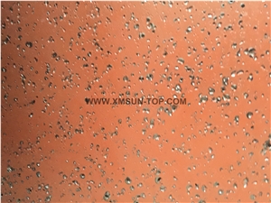 Orange Basalt Tiles & Slabs/Orange Basalt Floor Tiles/ China Basalt Wall Tiles/Customize Orange Basalt/ Wall Covering/Lava Stone Tiles/Cut to Size/Exterior