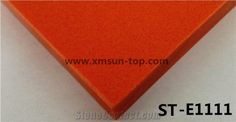 Red Artificial Quartz Stone Tile & Slab/Engineered Stones/Manmade Stone/Cut to Size/Engineered Tiles/Floor & Wall Covering/Decoration