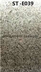 Snow Sesame Artificial Quartz Stone Slab & Tile/Engineered Stone Slab/Floor & Wall Tile/Wall Covering/Floor Covering/Polished Surface/Silestone