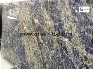 Sodalite Blue Granite Slab/Big Granite Slabs & Tiles & Gangsaw Slabs & Strips(Small Slabs) & Customized