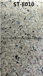 White and Grey Artificial Quartz Stone Slab with Black Vein/Multicolor Artificial Quartz Slab&Tile/Engineered Stone Slab/Floor & Wall Tile/Wall Covering/Floor Covering/Polished Surface/Silestone