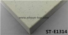 White Fine Particle Artificial Quartz Stone Slab/Simple Color Granule Engineered Quartz Stone/Floor & Wall Tile/Wall Covering/Floor Covering/Polished Surface