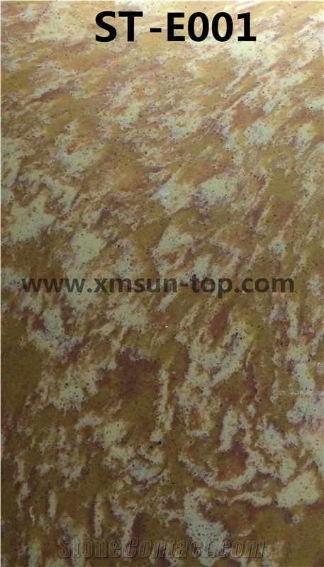 Yellow Artificial Quartz Stone Slab/Artificial Quartz Slab&Tile/Engineered Stone Slab/Floor & Wall Tile/Wall Covering/Floor Covering/Polished Surface/Silestone