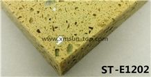 Yellow Particle Artificial Quartz Stone Slab/Multicolor Granule Engineered Quartz Stone/Floor & Wall Tile/Wall Covering/Floor Covering/Polished Surface