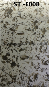 Yellow Veined Artificial Quartz Stone Slab/Artificial Quartz Slab&Tile/Engineered Stone Slab/Floor & Wall Tile/Wall Covering/Floor Covering/Polished Surface/Silestone