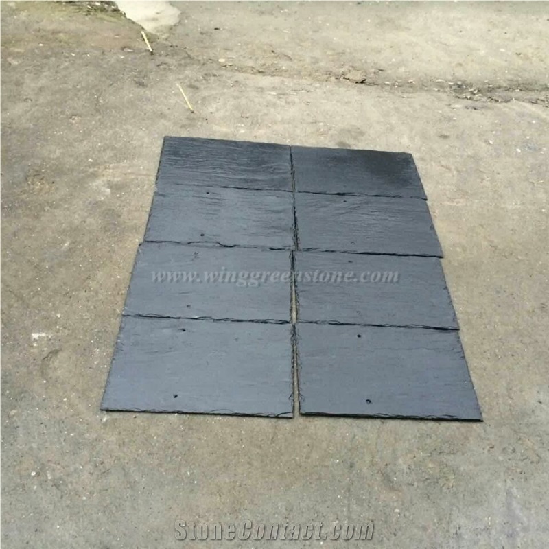 Own Factory, Black Roof Tiles, Black Roof Coating, Rectangular Roof Slate Tiles for Roofing, Xiamen Winggreen Manufacturer
