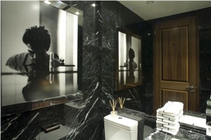 Nero Marquina Marble Walling Tiles