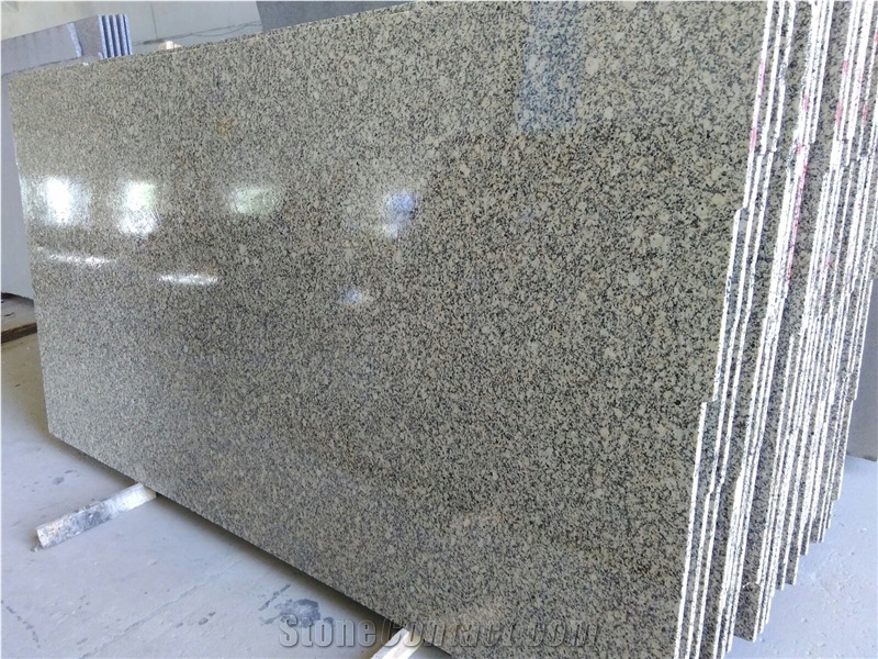 Crystal Yellow Granite Tiles & Slabs, Polished Granite Floor Tiles, Wall Covering Tiles