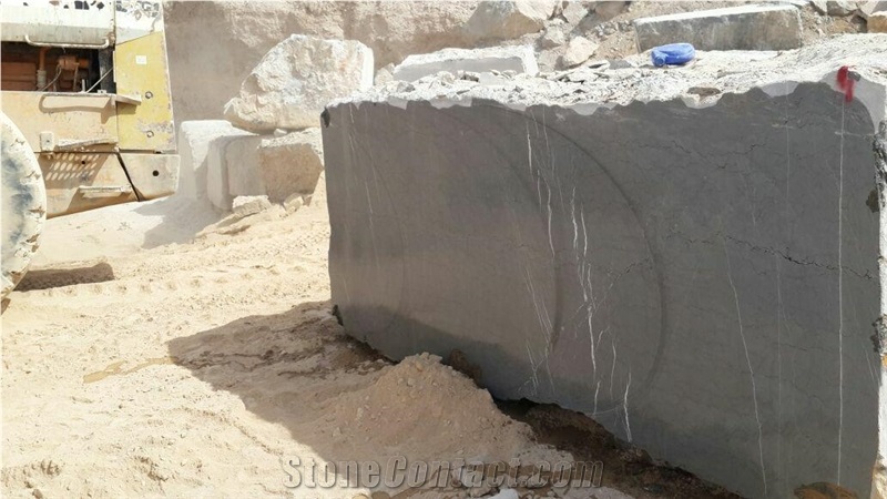 Pietra Grey Marble Blocks, Gray Marble Blocks Iran