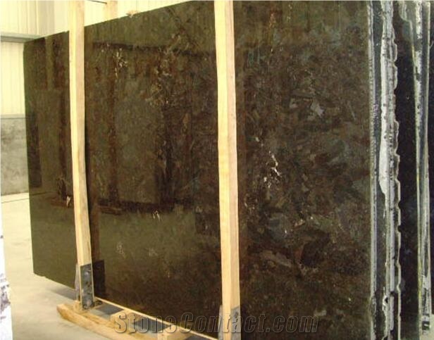 Angola Brown Antique Granite Tile & Slab with Deep Brown Granite