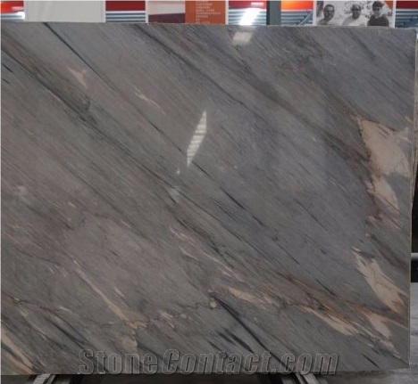 Aurora Blue Quartzite Slabs & Tiles, China Grey Quartzite