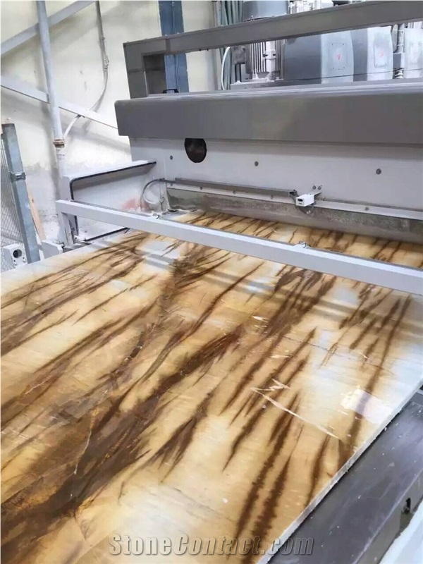 Champagne Gold Marble Slab, China Yellow Marble