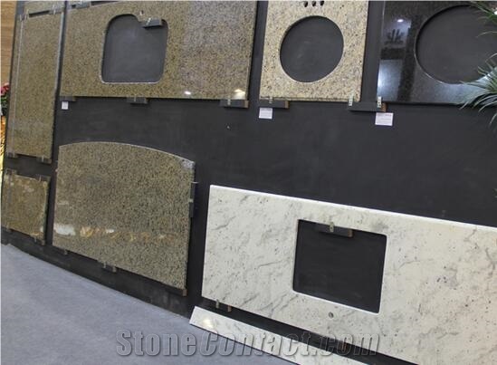 Fast Delivery Factory Precut Stone Modular Granite Kitchen Countertop Worktops