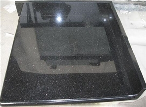 Galaxy Black Granite Kitchen Countertops Factory