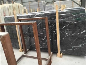 Grey Emperador Marble Slabs & Tiles, China Black Marble
