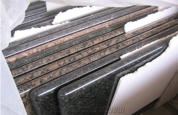 High Quality Customized Natural Stone Bath Countertops with G682 Granite