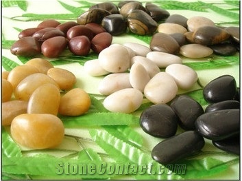 High Quality Polished Pebble Stone Cobbles from China