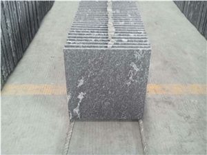 Manufacture Promotion New Snow Grey Granite Flamed Granite Tile & Slab